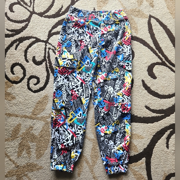Vintage VIP Colorful Graphic Print Joggers - Picture 5 of 12